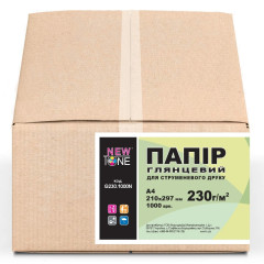 Глянцевая фотобумага А4 NewTone 230 г/м² — 1000 листов